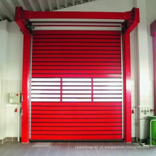 Porta rápida e rígida turbo para garagem subterrânea